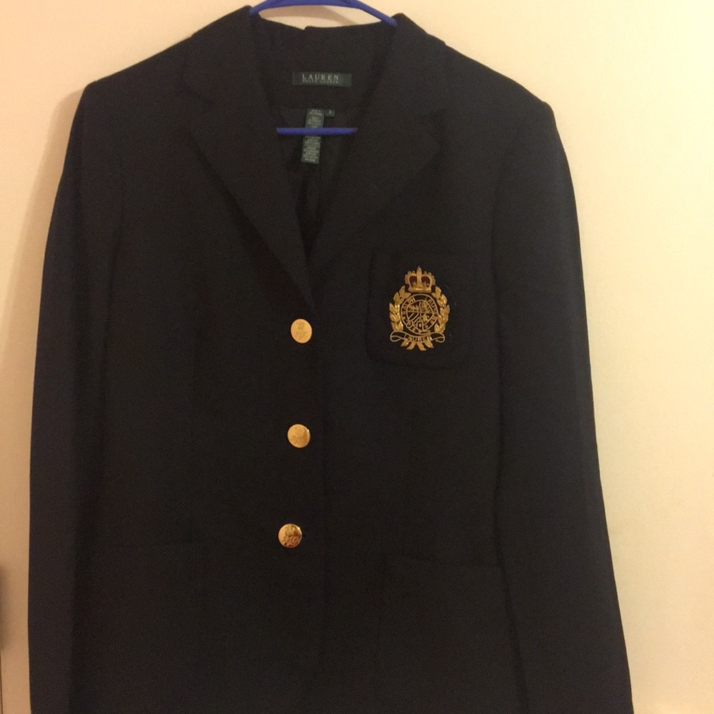Ladies beautiful Ralph Lauren Black blazer.Size 8,